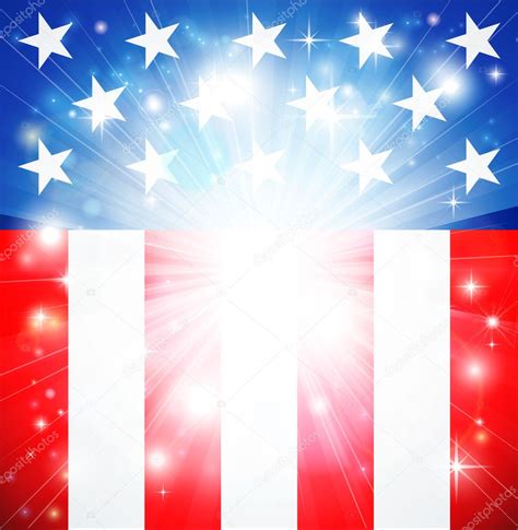 American flag patriotic background — Stock Vector © Krisdog #14339481