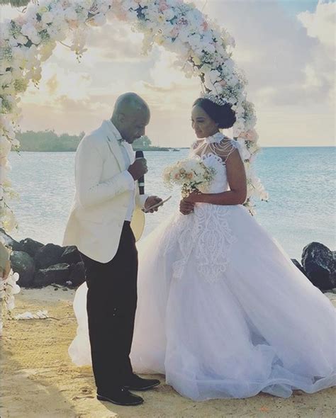 PHOTOS | Lebo Gunguluza’s lavish Mauritius white wedding