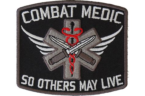 Combat Medic Patch So Others May Live | Military Patches -TheCheapPlace