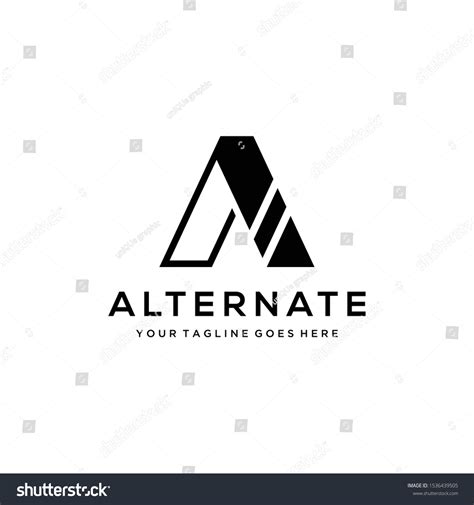 Illustration Modern Sign Geometric Logo Design Stock Vector (Royalty ...