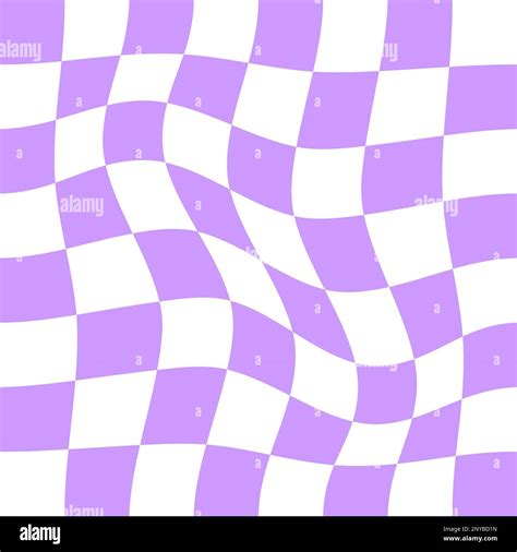 Distorted chessboard background. Checkered optical illusion ...