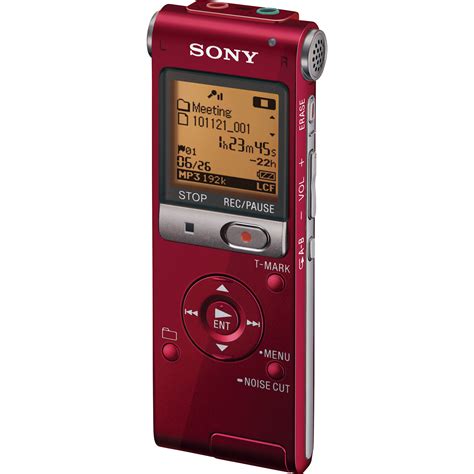 Sony ICDUX512 Digital Voice Recorder (Red) ICDUX512RED B&H Photo