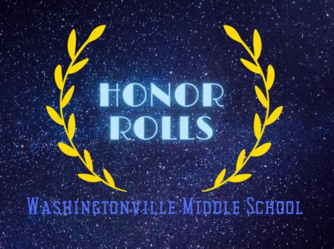 WMS ANNOUNCES 4th QUARTER HONOR ROLL | News Story - Washingtonville Middle School