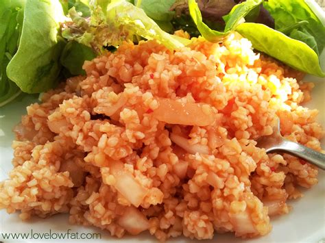 Eech, eetch, itch, metch! Delish & quick bulgur recipe! - Love Low ...