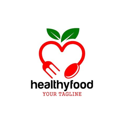 Premium Vector | Healthy food logo