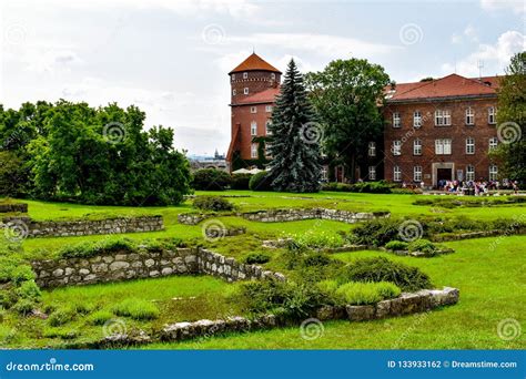 The Castle in Krakow Poland Editorial Photography - Image of black ...