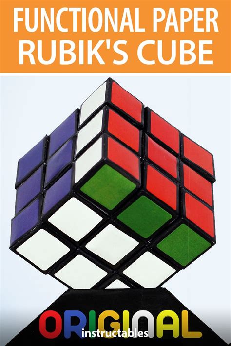 How To Make A Paper Rubik's Cube - Origami