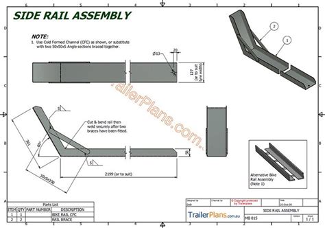 Motorbike Trailer Plan | TRAILER PLANS | Plan~Build~Save | Trailer ...