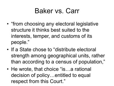 Baker Vs Carr