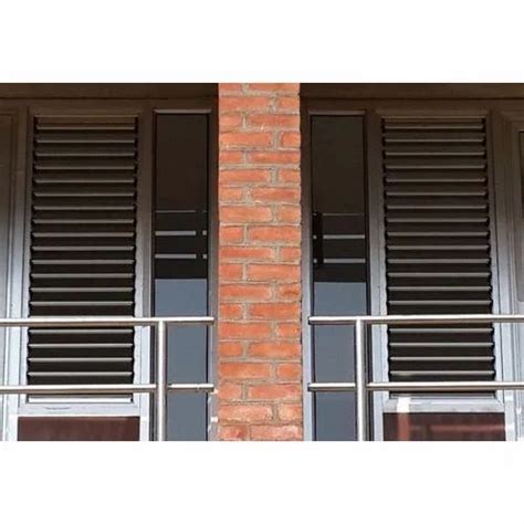 Metallic Grey Window Operable Louver, Rs 850 /square feet, Eagle Boss ...