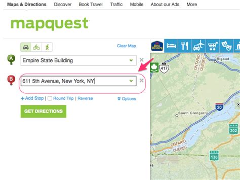 How to Get Driving Directions on MapQuest - Next Generation