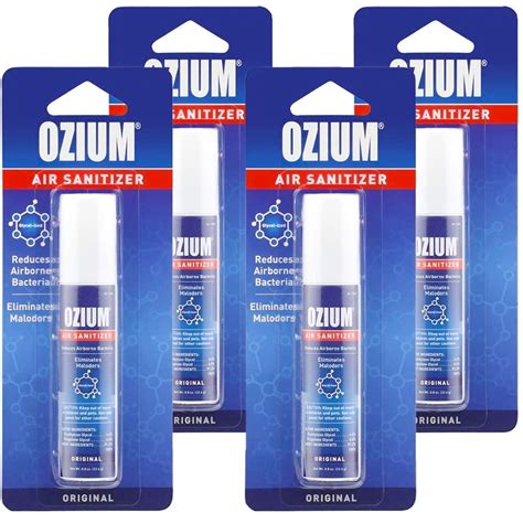 Ozium Air Sanitizer 0.8 oz Spray, Original 4-PACK - Walmart.com