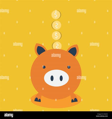 Saving money, vector Stock Vector Image & Art - Alamy