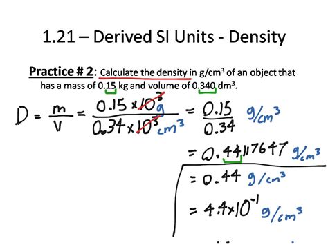 Density Units