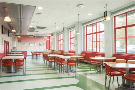 Premium AI Image | lecture hall restaurant elementary school