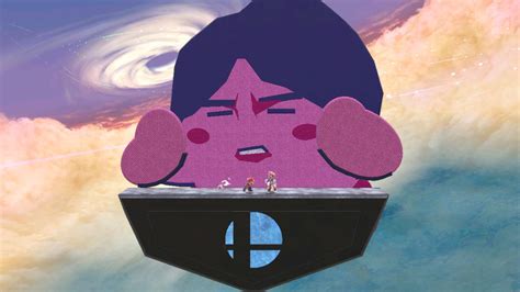 Kirby inhales Masahiro Sakurai in Super Smash Bros. Ultimate created ...