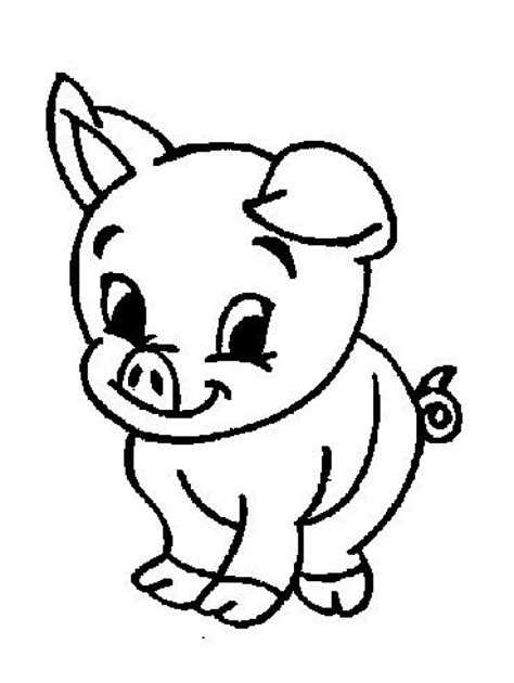 Get This Free Simple Farm Animal Coloring Pages for Children af8vj