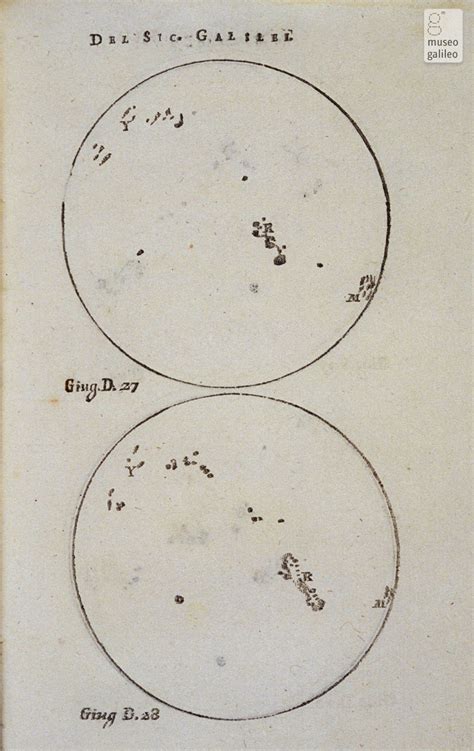 Museo Galileo - Enlarged image - Sunspots