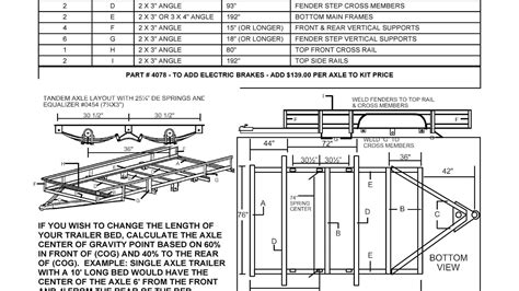 Image result for Tandem Axle Utility Trailer Plans | Utility trailer, Trailer plans, Trailer ...