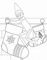 Printable Elf On The Shelf Coloring Sheets  Free Sheet sketch template