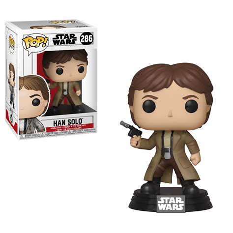 New Return of the Jedi Funko Pop! Han Solo (Endor Outfit) Bobble Head ...