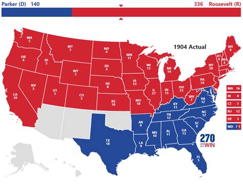 Presidential Election of 1904 - 270toWin