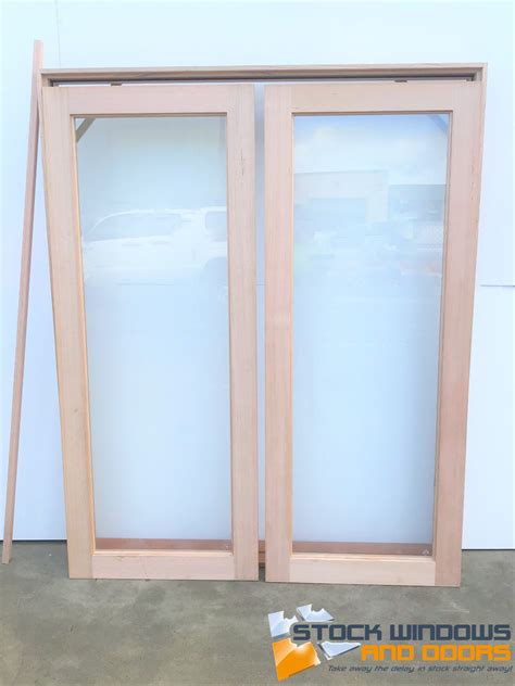 Timber French Door Set 2105h x 1715w - Stock Windows And Doors