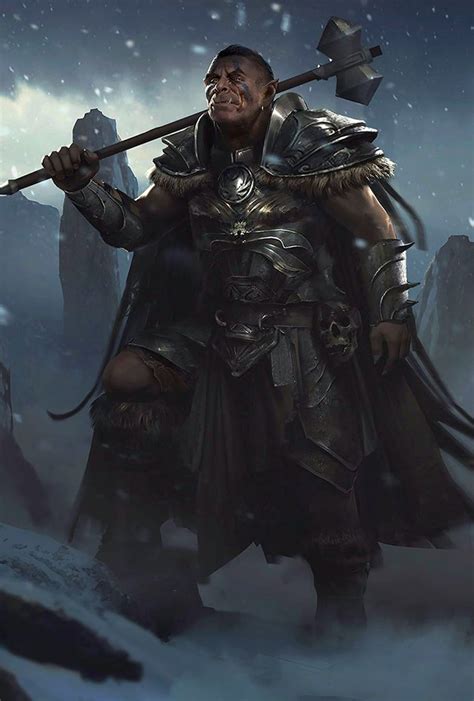 Orcs and Half-Orcs D&D Character Dump | Character portraits, Dungeons and dragons characters ...