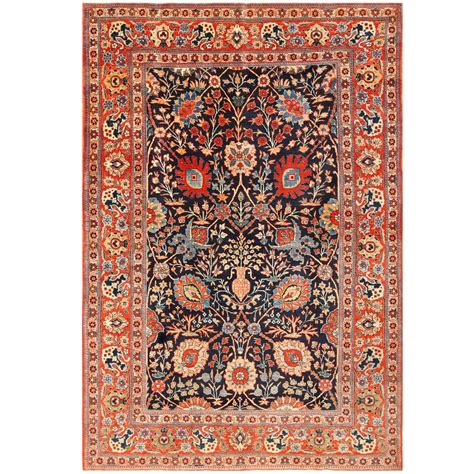 Antique Persian Tabriz Rug For Sale at 1stdibs