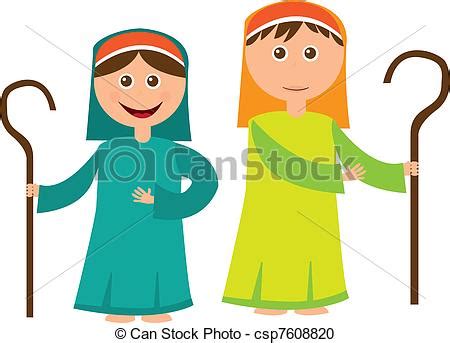 Shepherd boy and girl with | Clipart Panda - Free Clipart Images