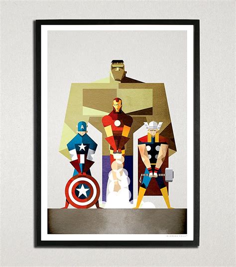 The Avengers: Vector Art Poster | Avengers art, Avengers, Marvel characters