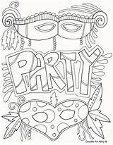 Printable Mardi Gras Coloring Pages sketch template