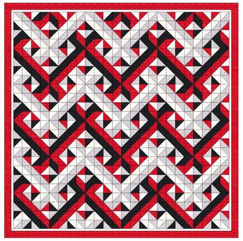 Interwoven Quilt Pattern - Etsy