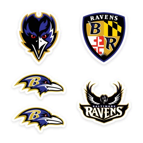 Unique Raven Baltimore NFL decal stickers for 2022 | Inspire Uplift