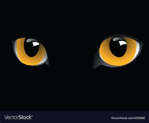 Cats eyes Royalty Free Vector Image - VectorStock