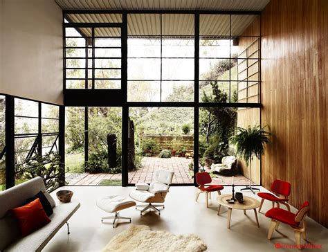 Charles + Ray Eames, Eames House, Pacific Palisades, Los Angeles ...