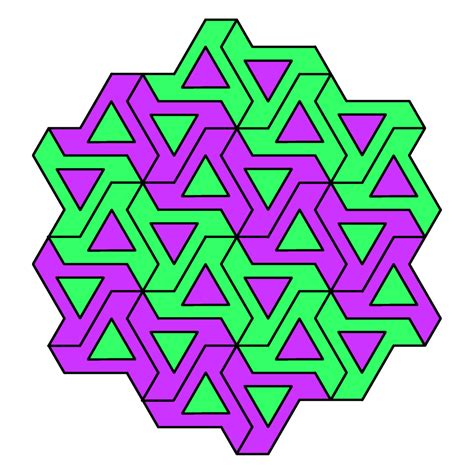 Geomegic | “Triangled Tessellations” Coloring Pattern Pixel Design, Graph Design, Pattern Art ...