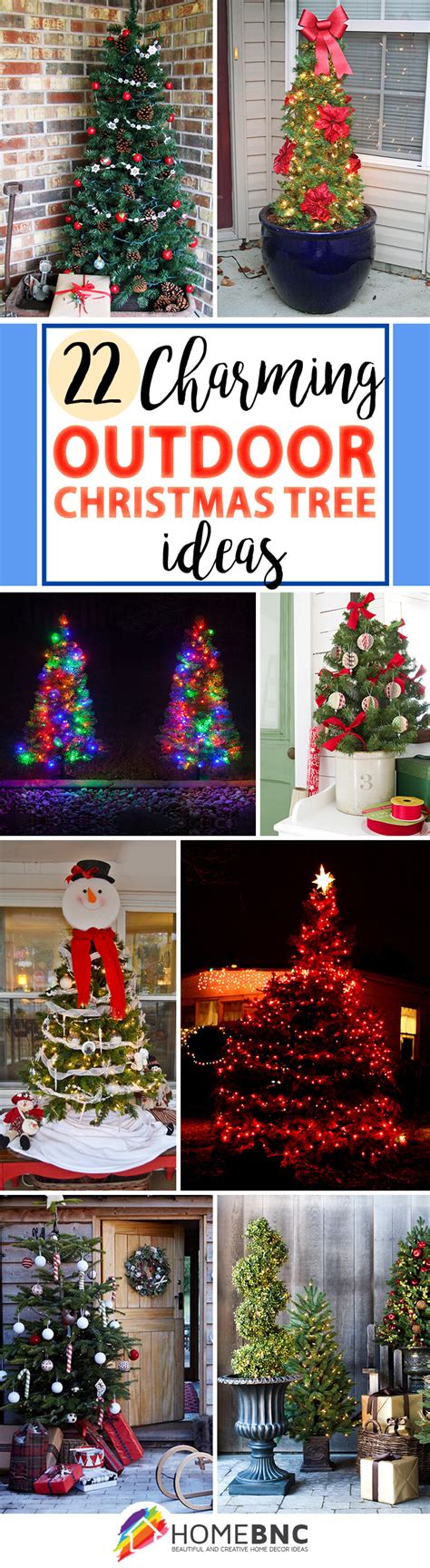 22 Best Outdoor Christmas Tree Decorations and Designs for 2023