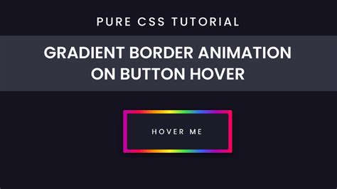 CSS Button On Hover Border Animation | Coding Artist