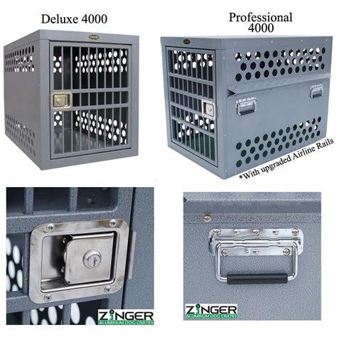 Zinger Aluminum Escape Artist Professional Series Dog Crate – Pet Crates Direct