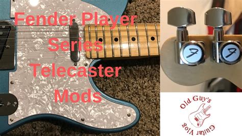 Fender Player Series Telecaster Mods - YouTube