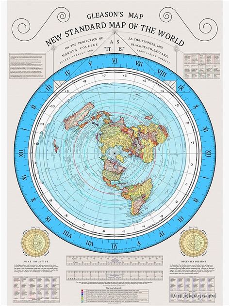 "Gleason's New Standard Map of the World (Restored version 2023 ...