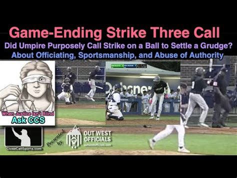 Umpire's Called Third Strike Ends Miss Valley - New Orleans Game - Did ...