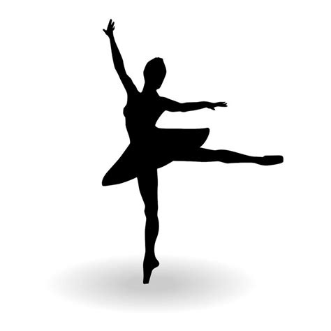 Ballerina silhouette, Silhouette vector, Ballerina clipart