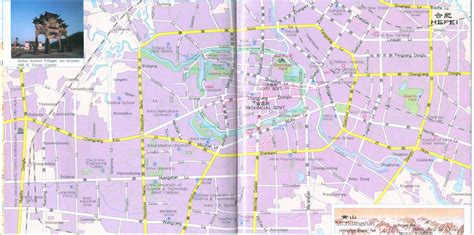 Hefei City Tourist Map - Hefei City China • mappery