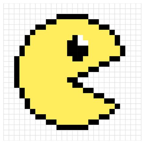 Easy Pixel Art Pixel Art Grid Pixel Pacman Pac Man Pixel Macrame | The Best Porn Website