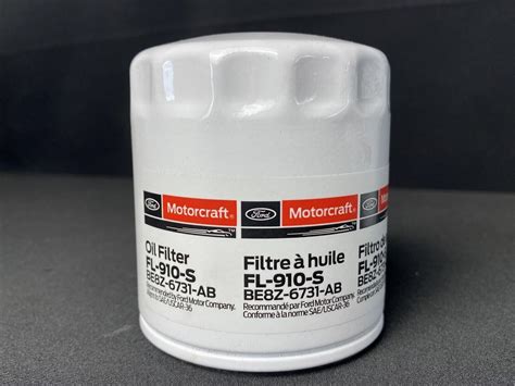 Ford Motorcraft Replacement Engine Oil Filter FL-910S-B12 Case of 12 ...