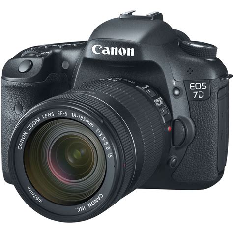 Canon EOS 7D DSLR Camera with 18-135mm Kit 3814B016 B&H Photo