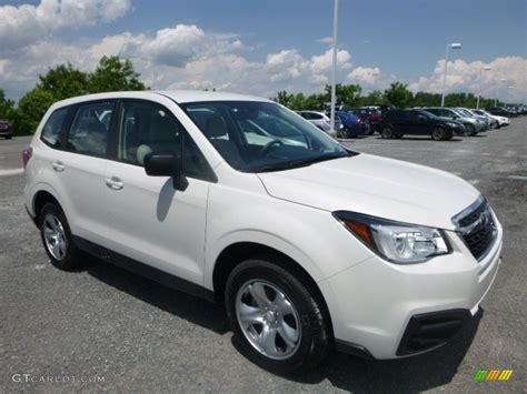 2017 Crystal White Pearl Subaru Forester 2.5i #120738679 Photo #15 | GTCarLot.com - Car Color ...