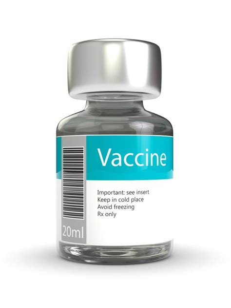 3d rendering of vaccine vial isolated over white - WellMed Medical Group